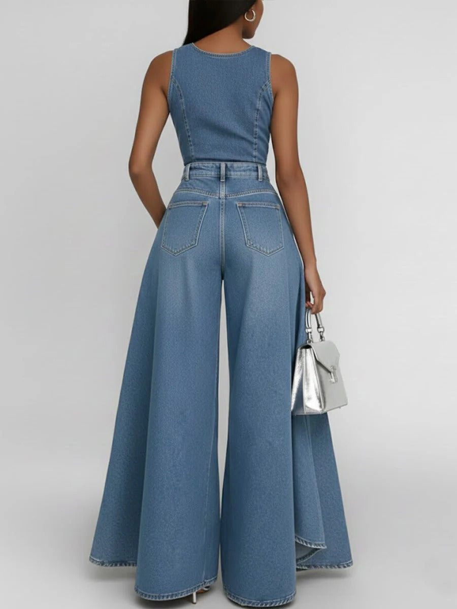 Alicia| Vestido Vaquero Elegante