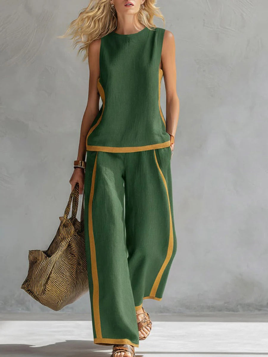 Patri| Conjunto de lino y algodón
