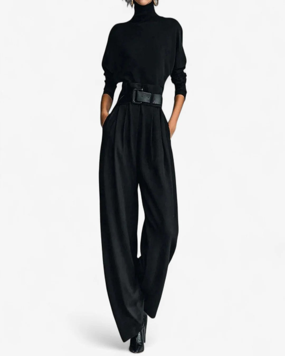 Criss| Mono Elegante Con Cuello Alto