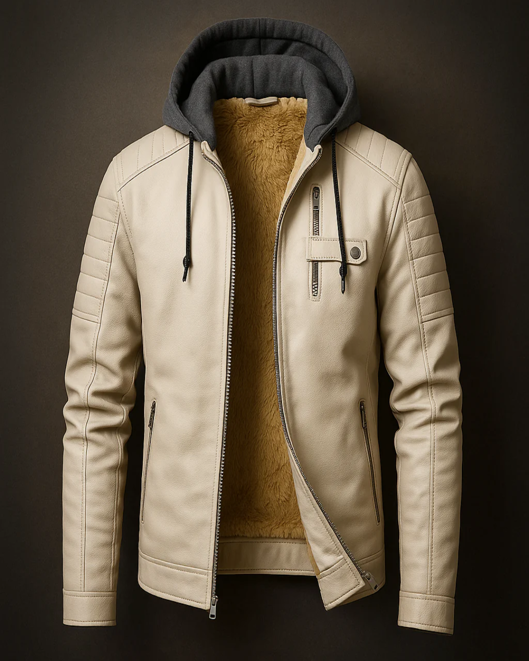 Kev| Chaqueta elegante con capucha