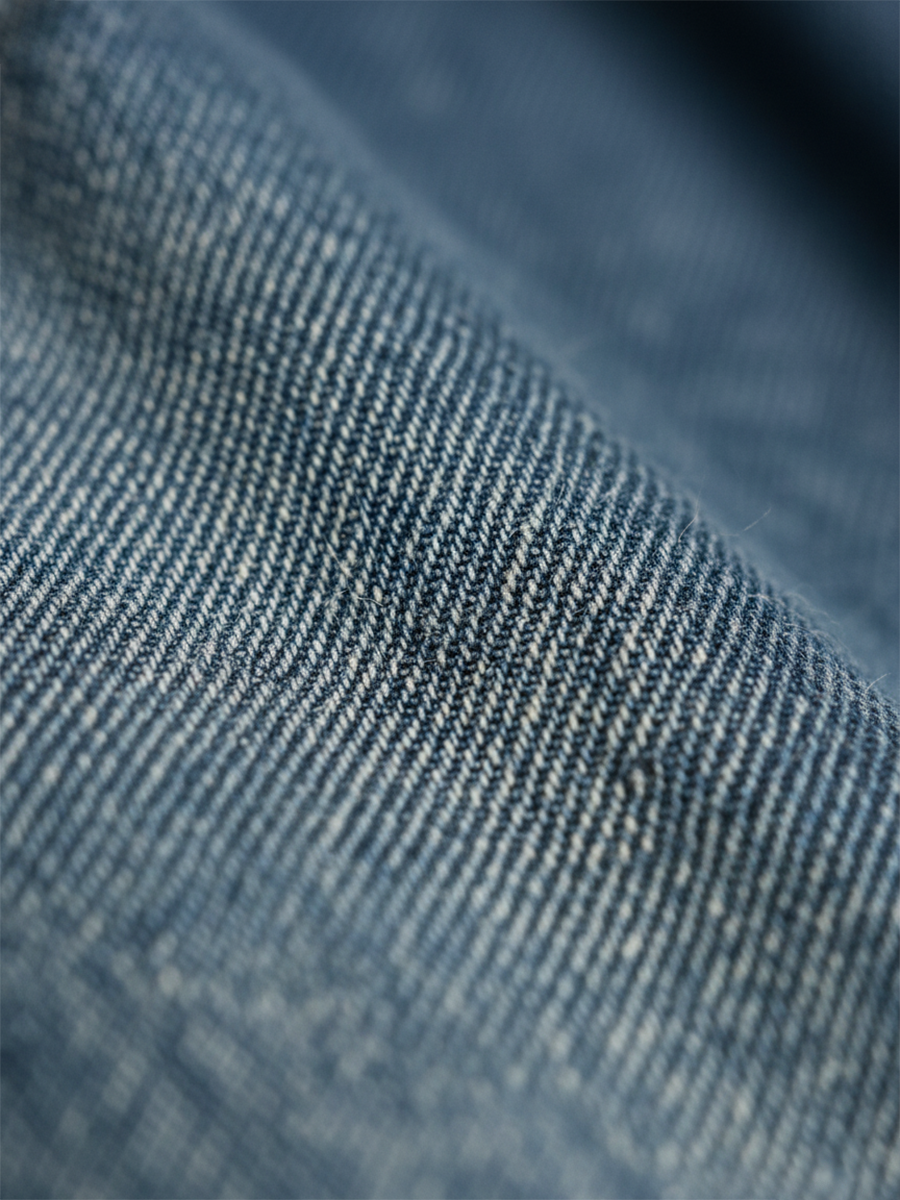 Karen | Vestido largo de denim con lavado vintage y tacto de algodón
